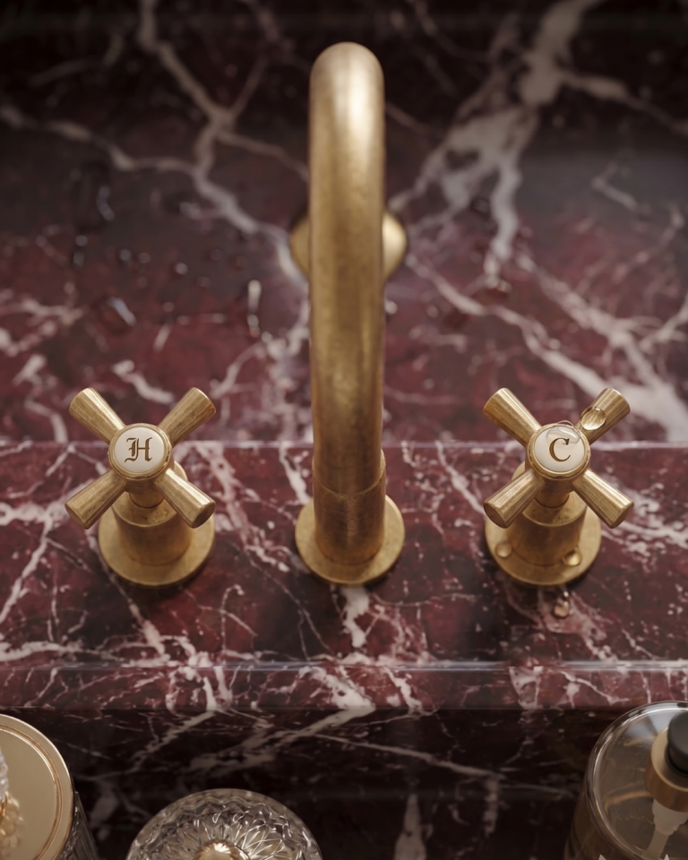 Cherry Marble Sink
